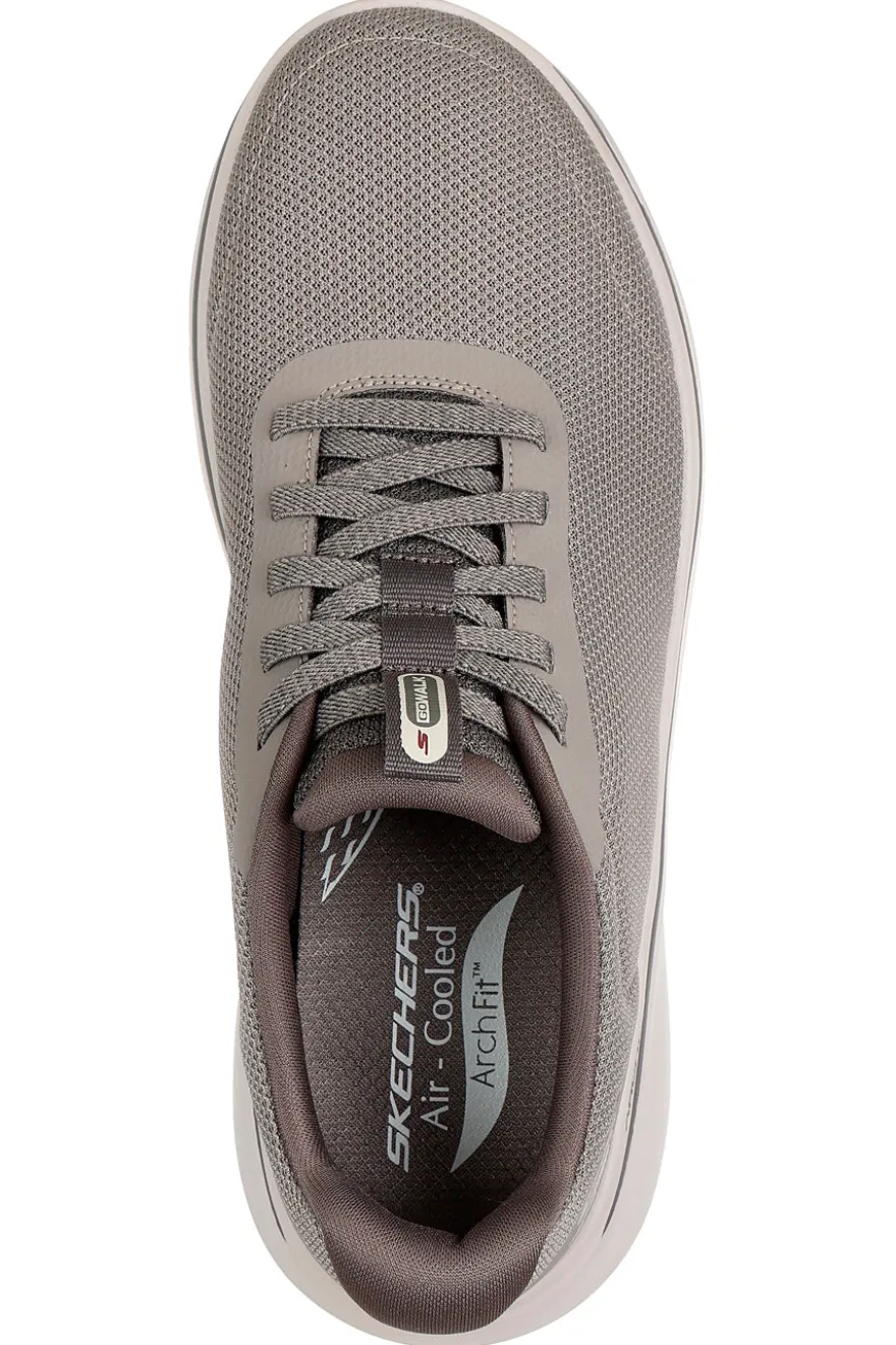 Sneakers taupe slip on in mesh Skechers Go walk Arch fit N-joy Cullman