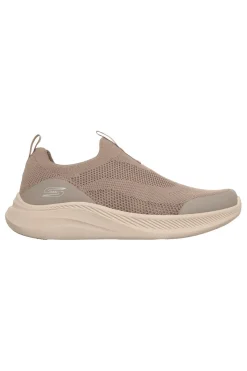 Sneakers taupe slip on in tessuto Skechers Bobs Moda Flex Broad Acre