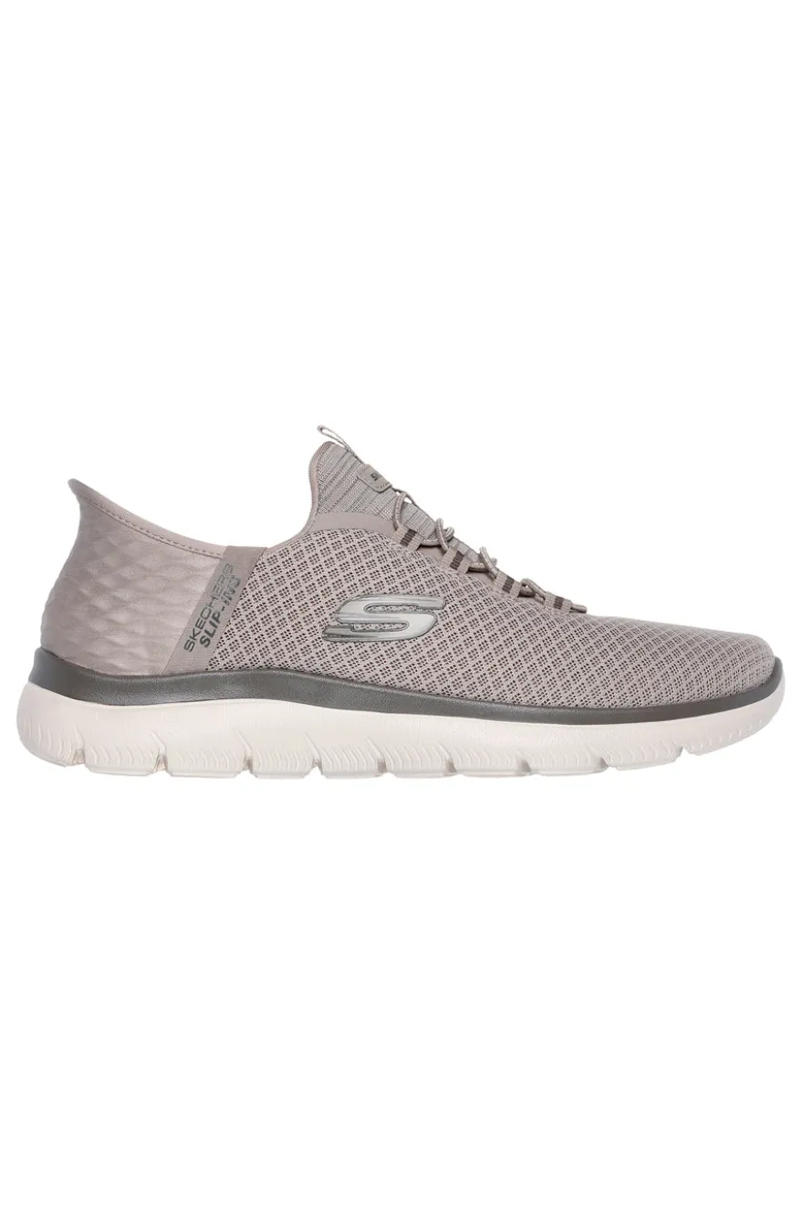 Sneakers taupe slip-ins vegan con memory foam Skechers Summits High Range