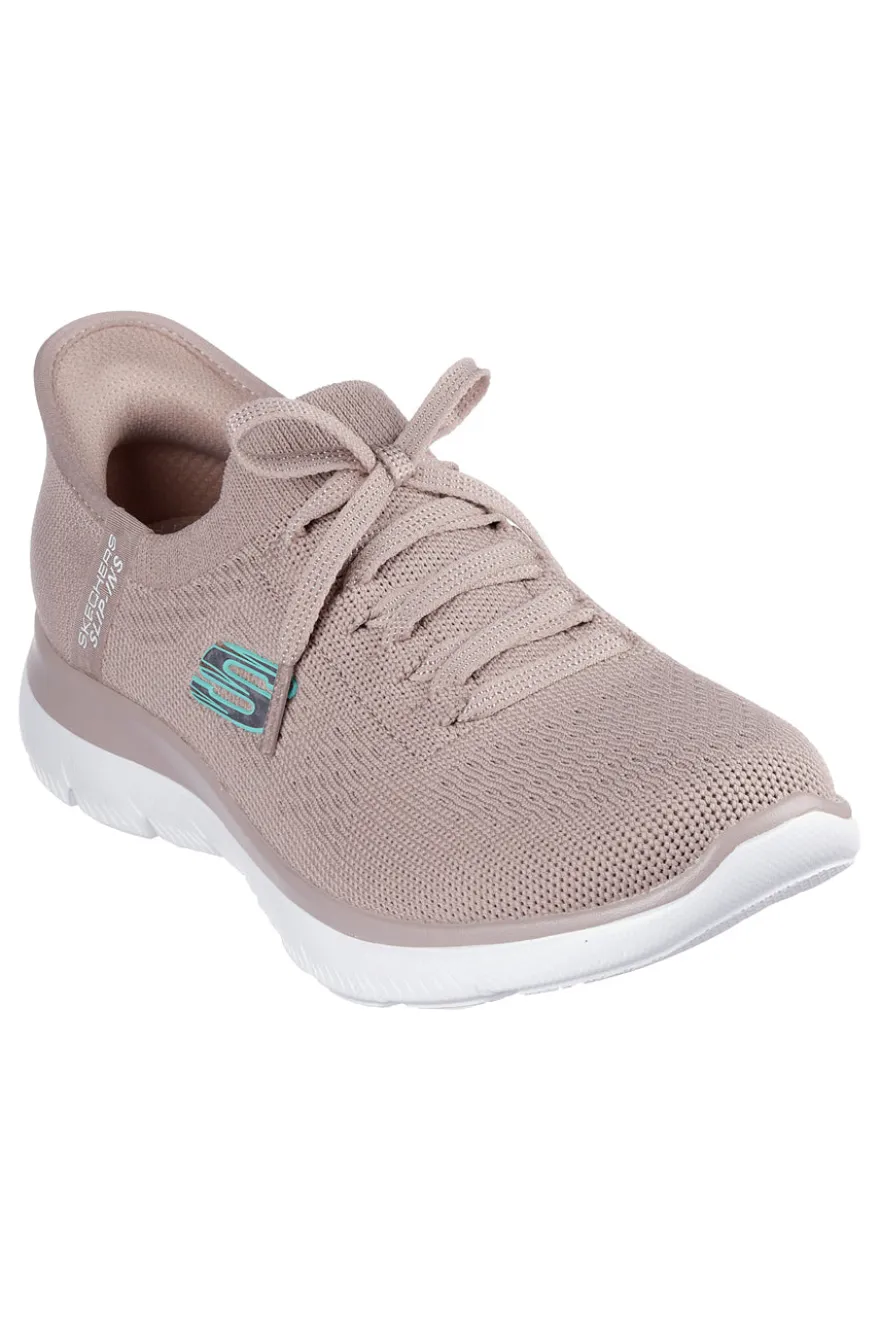Sneakers Taupe Vegan Skechers Slip-ins: Summits - New Daily