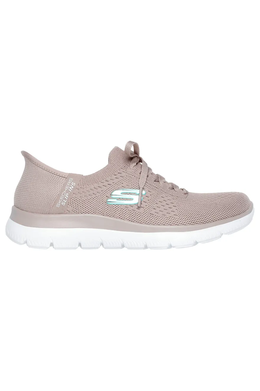 Sneakers Taupe Vegan Skechers Slip-ins: Summits - New Daily