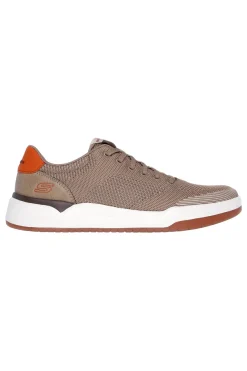 Sneakers Taupe Vegane con soletta Air-Cooled Memory Foam Skechers Relaxed Fit: Corliss - Dorset