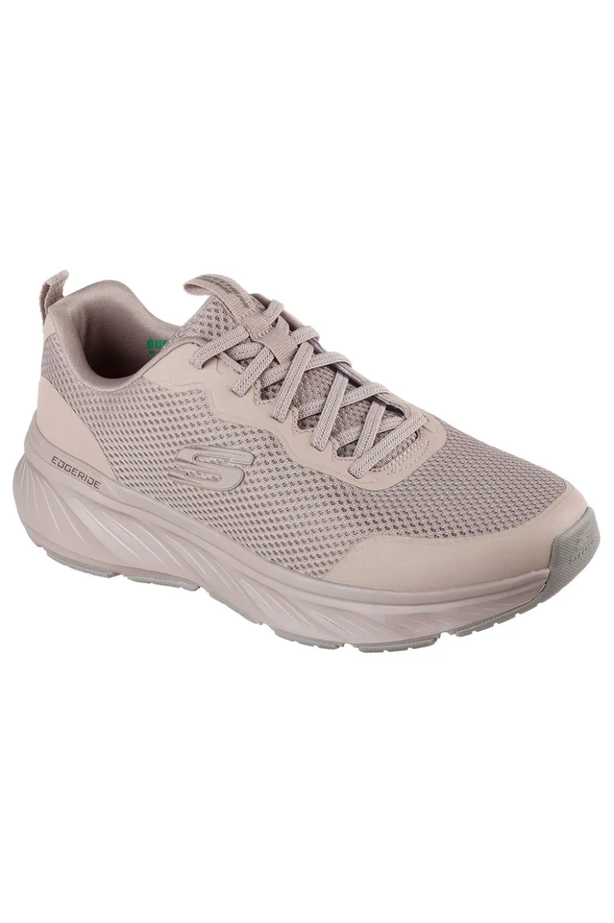 Sneakers tortora beige in mesh con Air Cooled Memory Foam Skechers Edgeride Rekze
