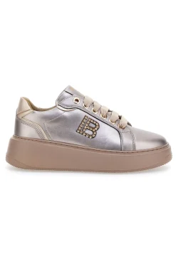 Sneakers Tortora effetto metallizzato LAURA BIAGIOTTI 93939376