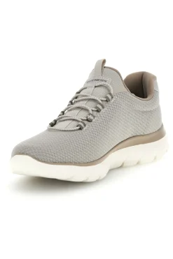 Sneakers tortora in mesh Skechers Summits Corlen