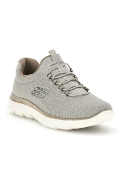 Sneakers tortora in mesh Skechers Summits Corlen