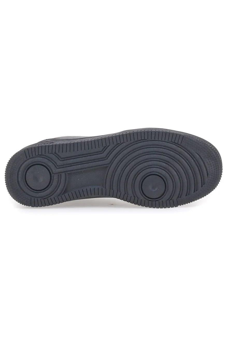 Sneakers total black in materiale sintetico Gas Kevin Ltx
