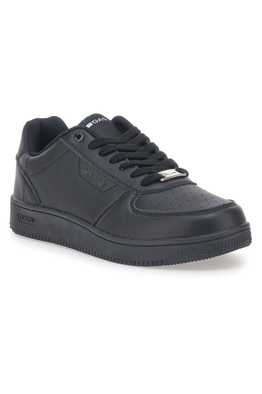 Sneakers total black in materiale sintetico Gas Kevin Ltx