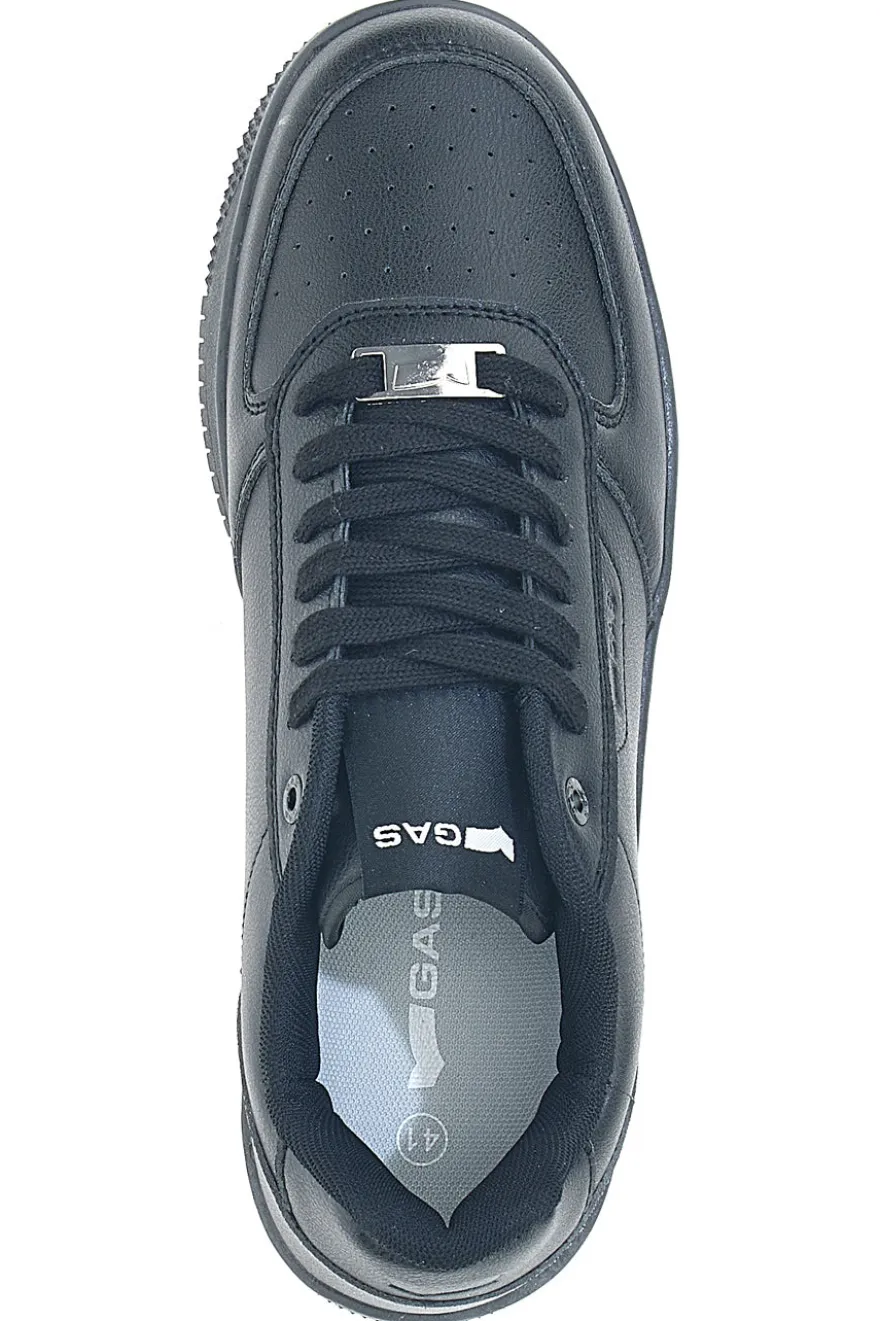 Sneakers total black in materiale sintetico Gas Kevin Ltx