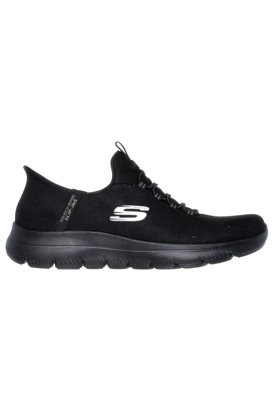 SNEAKERS TOTAL BLACK VEGANE SKECHERS SUMMITS UNKNOWN TRAIL