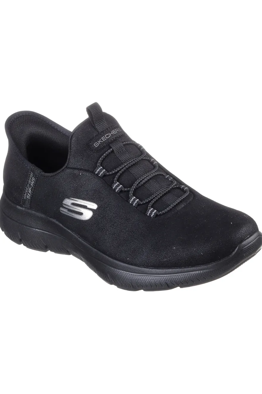 SNEAKERS TOTAL BLACK VEGANE SKECHERS SUMMITS UNKNOWN TRAIL