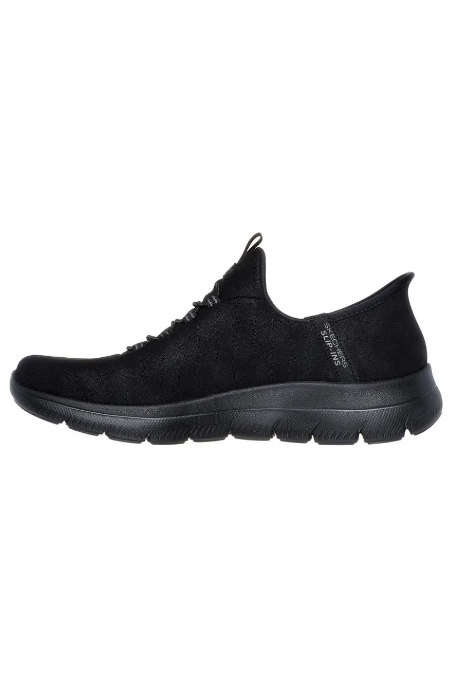 SNEAKERS TOTAL BLACK VEGANE SKECHERS SUMMITS UNKNOWN TRAIL