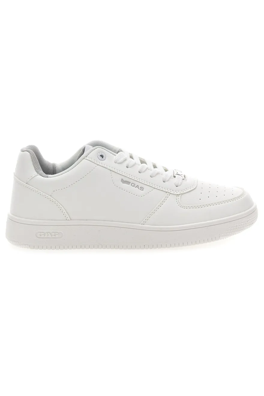 Sneakers total white in materiale sintetico Gas Kevin -Ltx