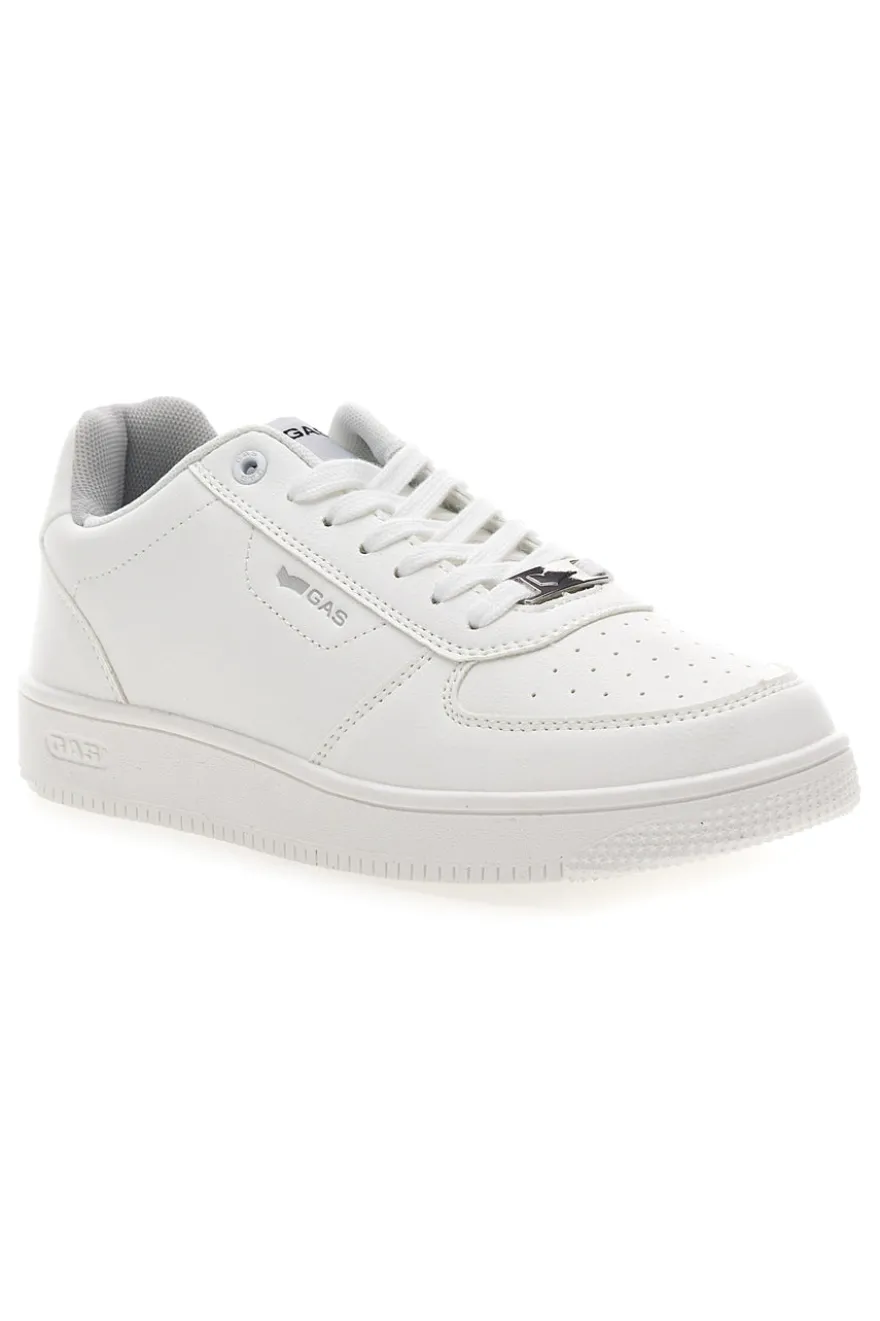 Sneakers total white in materiale sintetico Gas Kevin -Ltx