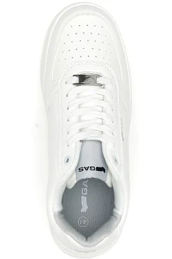 Sneakers total white in materiale sintetico Gas Kevin -Ltx