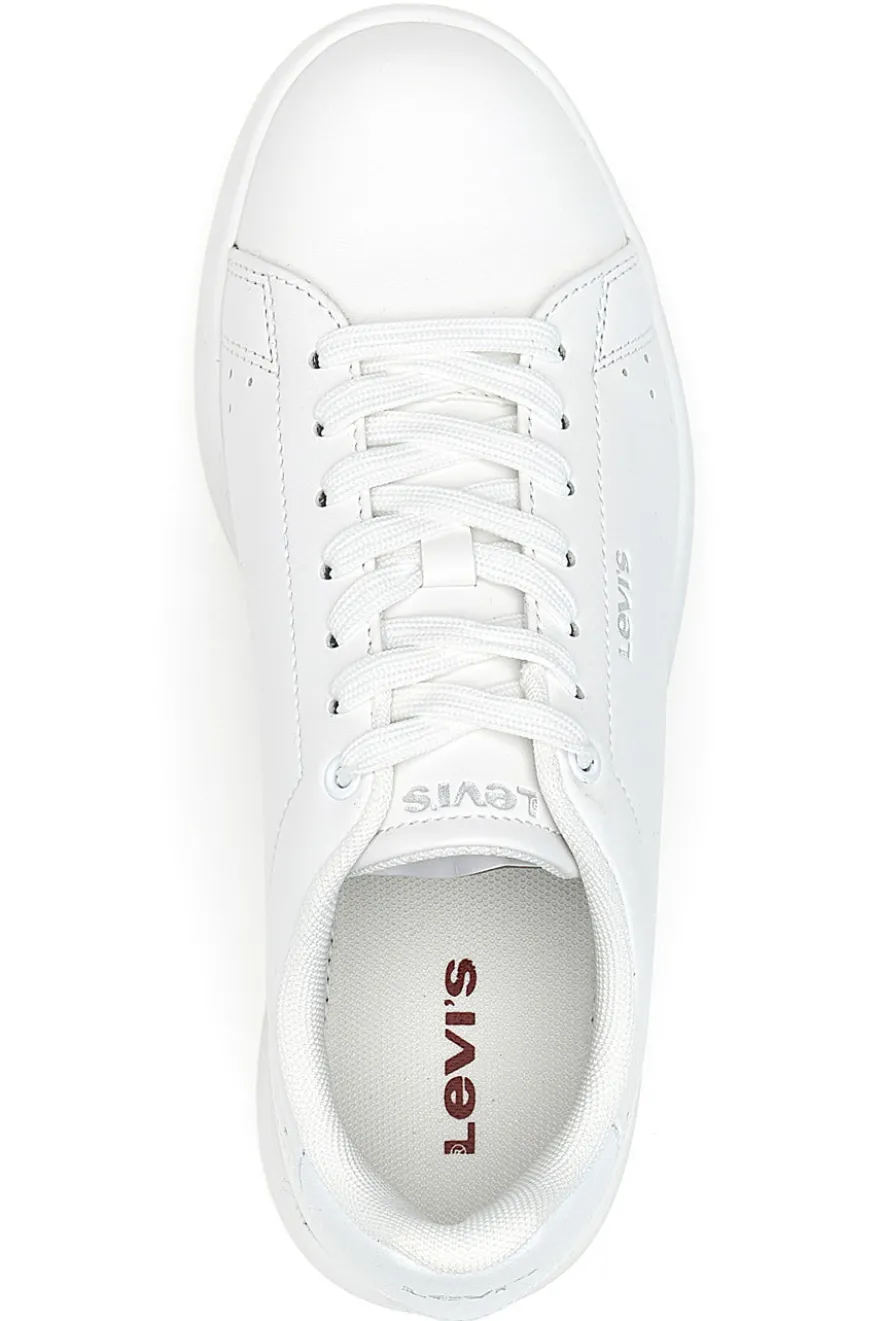 Sneakers total white minimal Levi's Unity