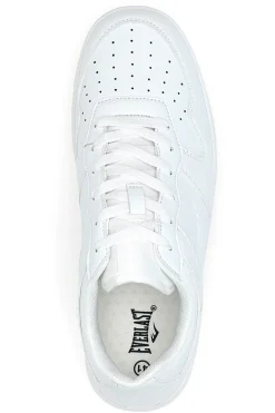 Sneakers total white traforate in materie sintetiche Everlast EV713