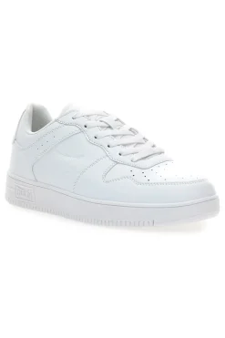 Sneakers total white traforate in materie sintetiche Everlast EV713
