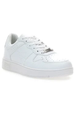 Sneakers total white traforate in materie sintetiche Everlast EV713