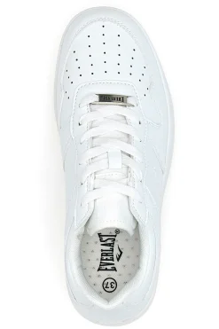 Sneakers total white traforate in materie sintetiche Everlast EV713