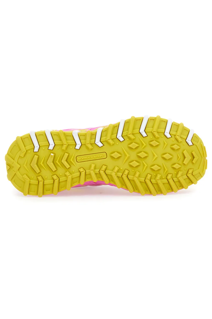 Sneakers Trekking Solo Soprani 312404 Rosa e Gialle