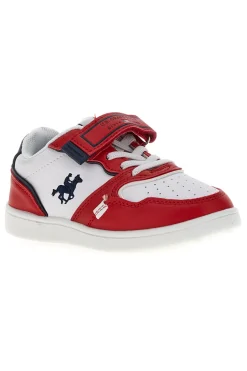 Sneakers U.S. Grand Polo San Diego LTX Bianche e Rosse