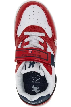 Sneakers U.S. Grand Polo San Diego LTX Bianche e Rosse