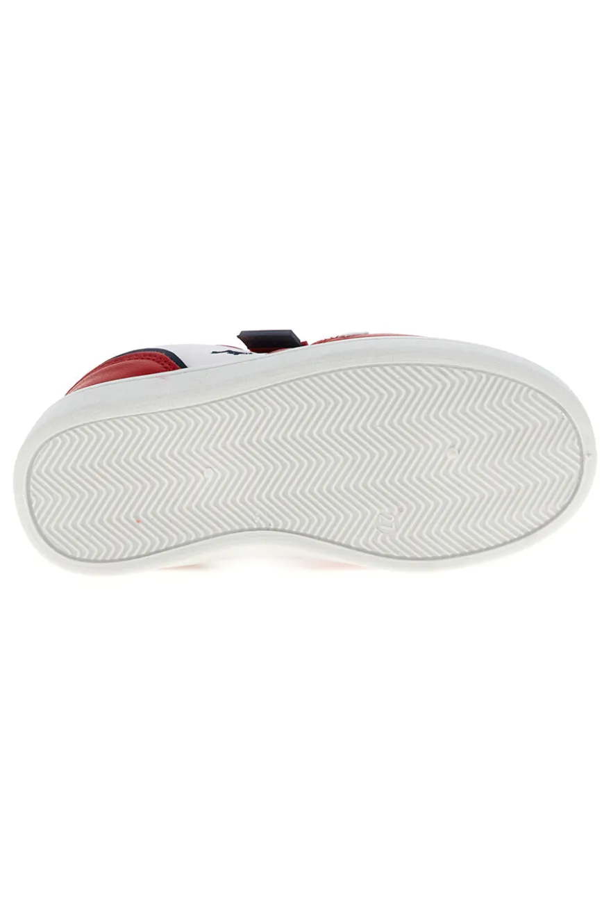 Sneakers U.S. Grand Polo San Diego LTX Bianche e Rosse