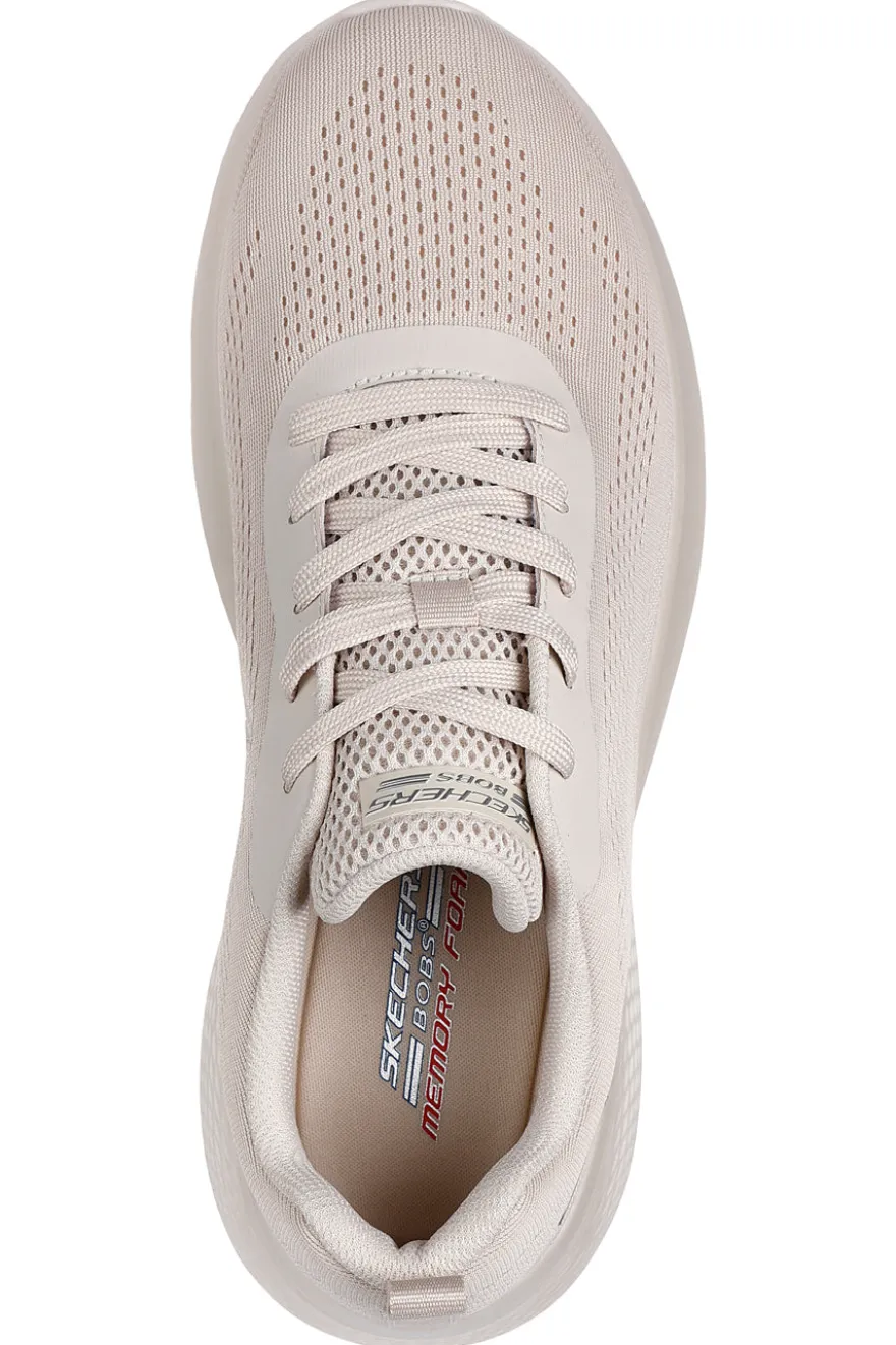 Sneakers vegan beige con tomaia traforata SKECHERS BOBS INFINITY VAPOR EXACT