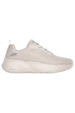 Sneakers vegan beige con tomaia traforata SKECHERS BOBS INFINITY VAPOR EXACT