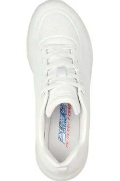 Sneakers Vegan Bianche con Platform Skechers BOBS Sport Buno - How Sweet