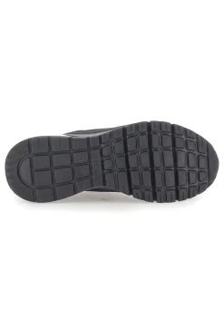 Sneakers Vegan Nere con Platform Skechers Uno Flex - Spring On Air