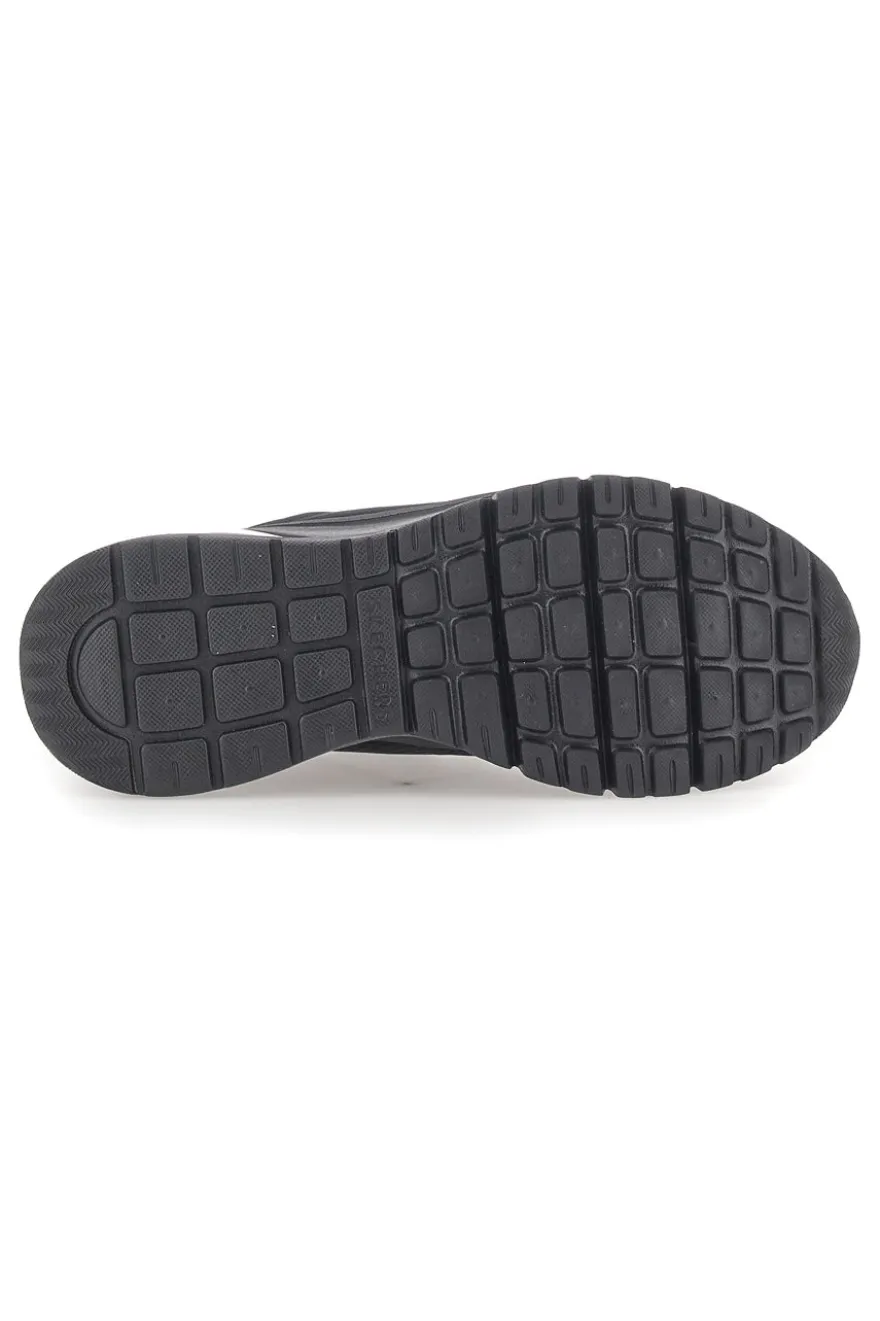 Sneakers Vegan Nere con Platform Skechers Uno Flex - Spring On Air