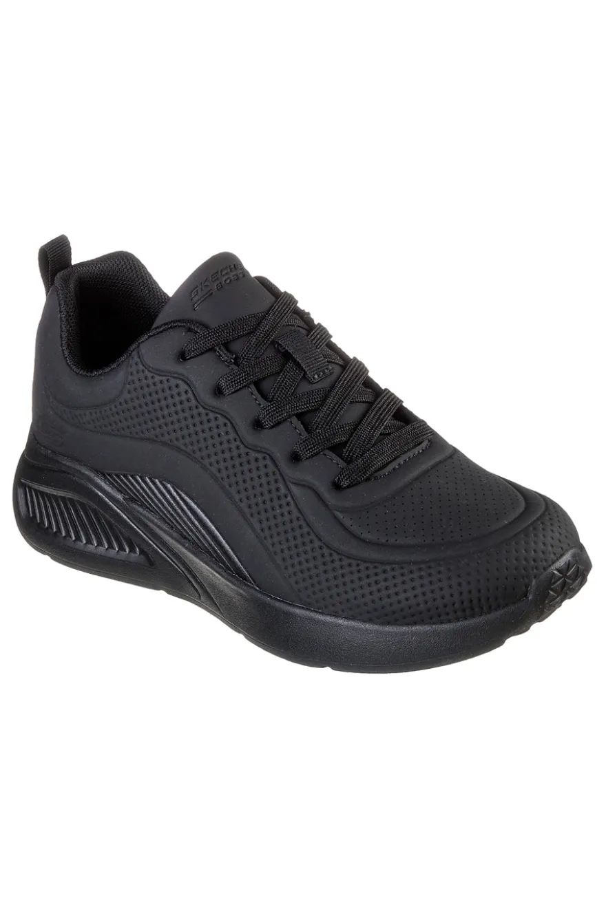 Sneakers Vegan Nere con Platform Skechers BOBS Sport Buno - How Sweet