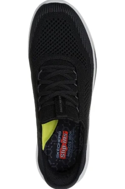 Sneakers Vegan Nere e Bianche Skechers Slip-ins Relaxed Fit: Slade - Ocon