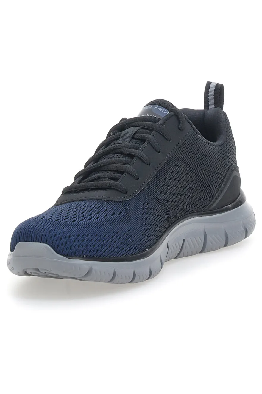 Sneakers Vegan Nere e Bianche Con Memory Foam Skechers Track - Ripkent