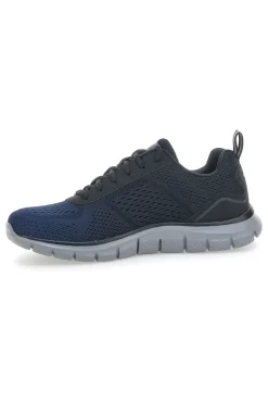 Sneakers Vegan Nere e Bianche Con Memory Foam Skechers Track - Ripkent