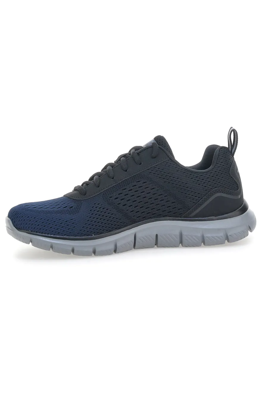 Sneakers Vegan Nere e Bianche Con Memory Foam Skechers Track - Ripkent