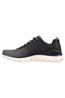 Sneakers Vegan Nere e Verdi Con Memory Foam Skechers Track - Ripkent