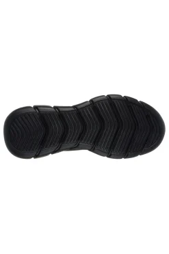 Sneakers Vegane Nere con Soletta in Memory Foam Skechers BOBS Sport B Flex - Chill Edge