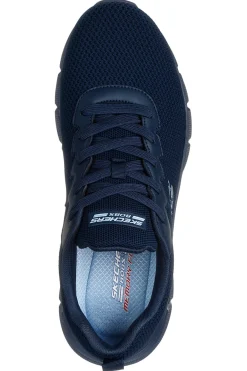 Sneakers Vegane Nere con Soletta in Memory Foam Skechers BOBS Sport B Flex - Chill Edge