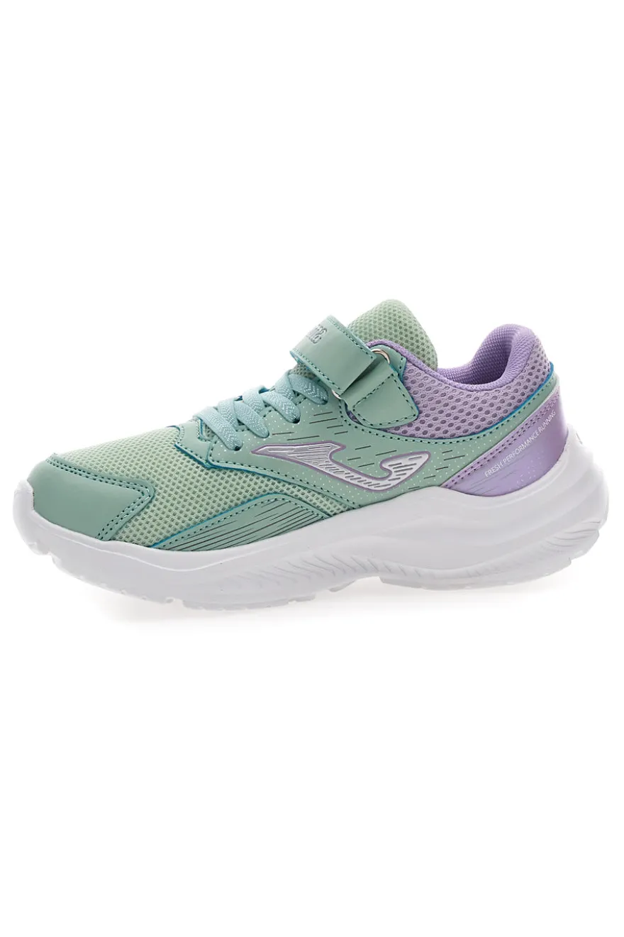 Sneakers Verde Acqua con Velcro e Lacci Elastici JOMA ACRIVE JR 2515