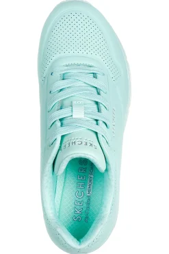 Sneakers Verde Acqua Con Air-Cooled Memory Foam Skech-Air Skechers Uno Stand on Air