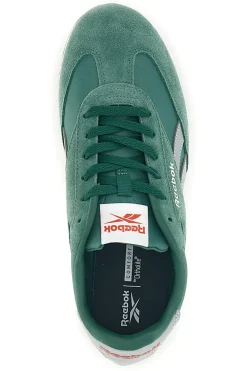 Sneakers verde con inserti in suede e Ortholite Reebok World 70