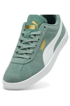 Sneakers Verde con Tomaia In Pelle e Suola Softfoam PUMA Club II Jr