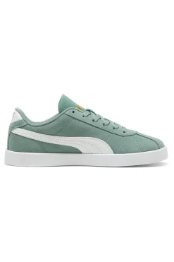 Sneakers Verde con Tomaia In Pelle e Suola Softfoam PUMA Club II Jr