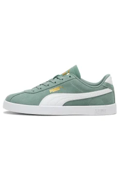 Sneakers Verde con Tomaia In Pelle e Suola Softfoam PUMA Club II Jr