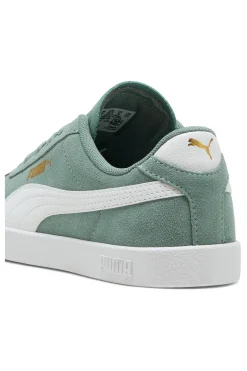 Sneakers Verde con Tomaia In Pelle e Suola Softfoam PUMA Club II Jr