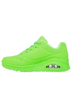 Sneakers Verde da Donna Skechers Uno-Night Shades