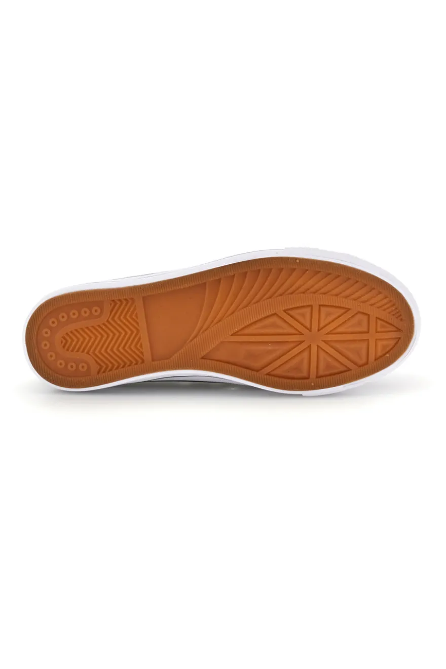 Sneakers verde in tela stringate basse 2t2l 8011